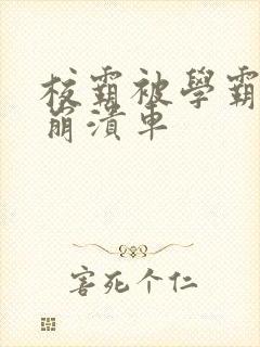 校霸被学霸玩到崩溃车