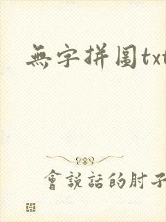 无字拼图txt