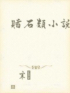 赌石类小说封面