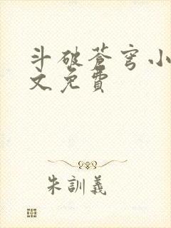 斗破苍穹小说全文免费封面