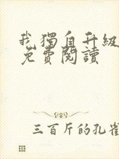 我独自升级漫画免费阅读封面