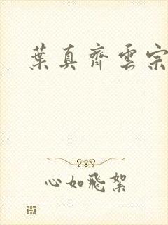 叶真齐云宗免费