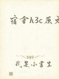 宿舍h3c原文封面