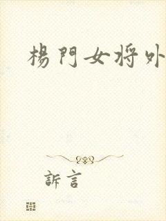 杨门女将外传