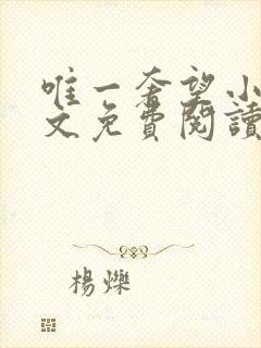 唯一奢望小说全文免费阅读