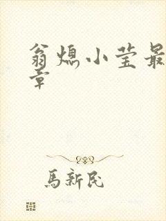 翁熄小莹最新节章