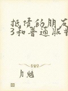 抵债的朋友麦子3和普通版对比