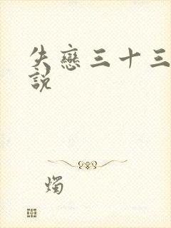 失恋三十三天小说