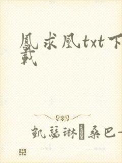 凤求凰txt下载