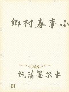 乡村春事小说