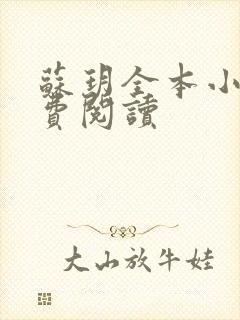 苏玥全本小说免费阅读