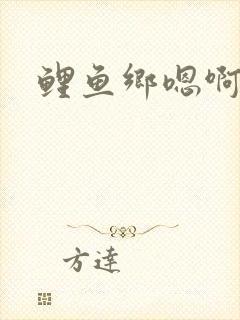 鲤鱼乡嗯啊封面