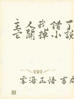 主人我错了请把它关掉小说