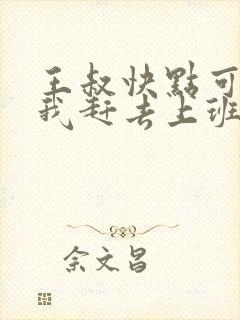 王叔快点可以吗我赶去上班