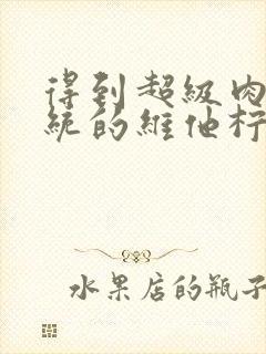 得到超级肉禽系统的维他柠檬茶