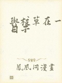 与校草在一起的日子