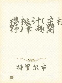 樱桃汁(宋枝江野)笔趣阁