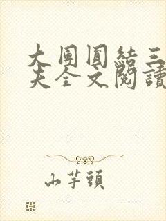 大团圆结三女一夫全文阅读