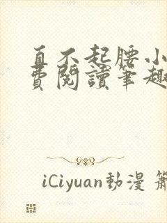 直不起腰小说免费阅读笔趣阁无弹窗