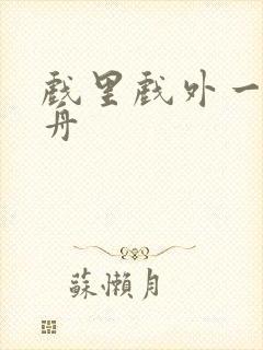 戏里戏外一叶孤舟封面