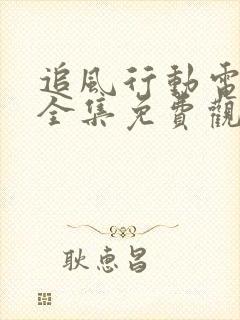 追风行动电视剧全集免费观看