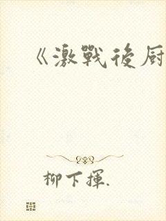 《激战后厨6》封面