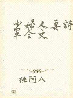 少妇人妻诗雨小军全文