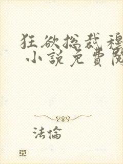 狂欲总裁穆非雪 小说免费阅读