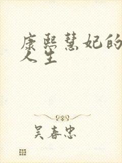 康熙慧妃的躺赢人生封面