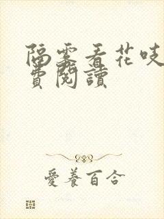 隔雾看花吱吱免费阅读