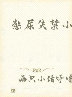 憋尿失禁小说封面