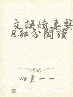 交换娇妻系列38部分阅读