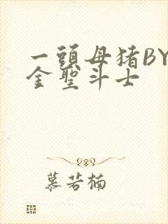 一头母猪BY黄金圣斗士