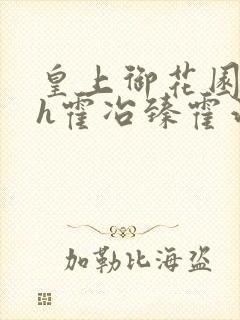 皇上御花园hlh霍冶臻霍治临封面