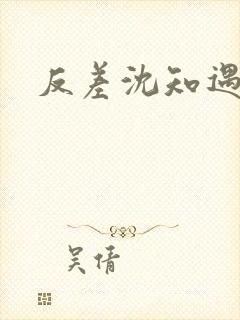 反差沈知遇晏应