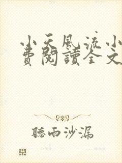 小天风流小说免费阅读全文最新章节