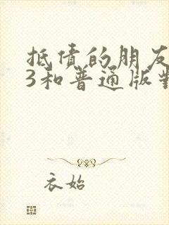 抵债的朋友麦子3和普通版对比