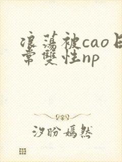 浪荡被cao日常双性np封面