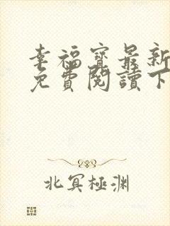 幸福宝最新章节免费阅读下载