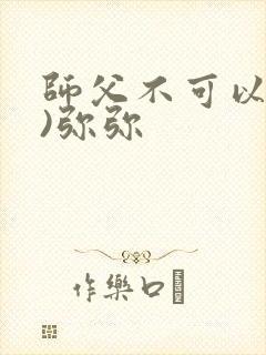 师父不可以(限)弥弥封面