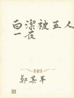 白洁被五人糟蹋一夜封面