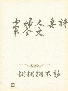 少妇人妻诗雨小军全文