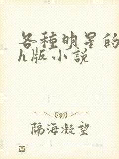 各种明星的综艺h版小说