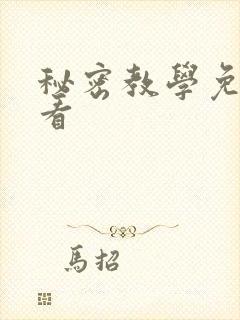 秘密教学免费观看