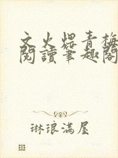 文火煨青梅免费阅读笔趣阁封面