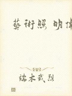 艺术照 明伟封面