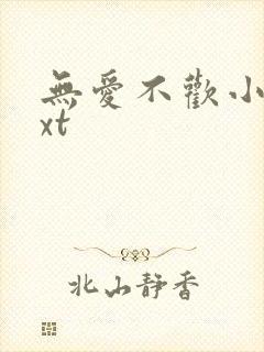 无爱不欢小说txt