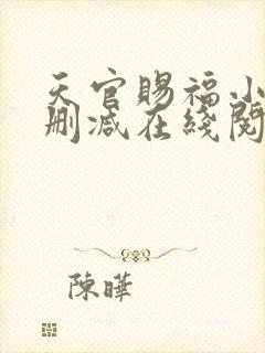 天官赐福小说无删减在线阅读