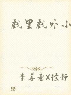 戏里戏外小说封面