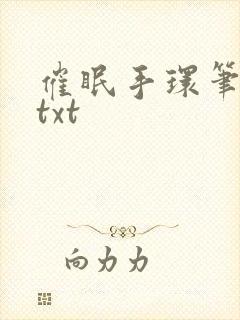 催眠手环笔趣阁txt